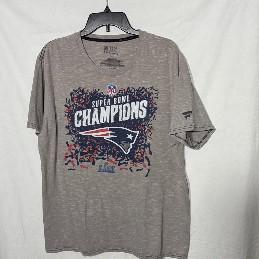 Fanatics Gray Super Bowl Champions Tee